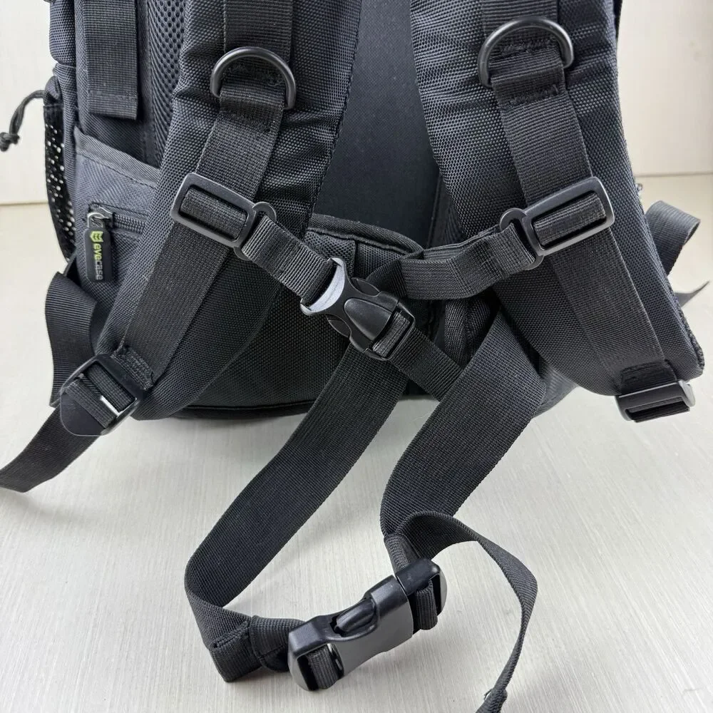 Evecase Backpack Style Black Camera Bag